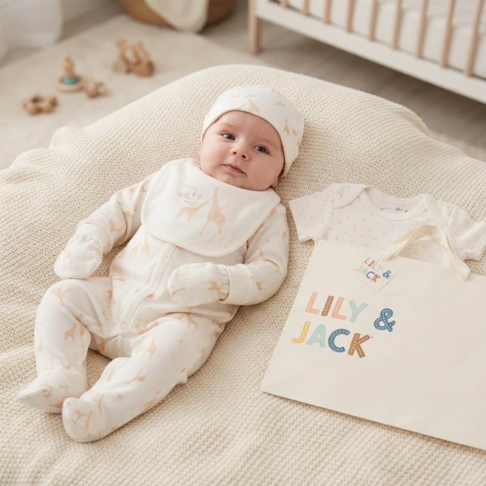 F09896NB: Baby Unisex Safari 6 Piece Mesh Bag Gift Set (NB-6 Months) F09896NB: Baby Unisex Safari 6 Piece Mesh Bag Gift Set (NB-6 Months)